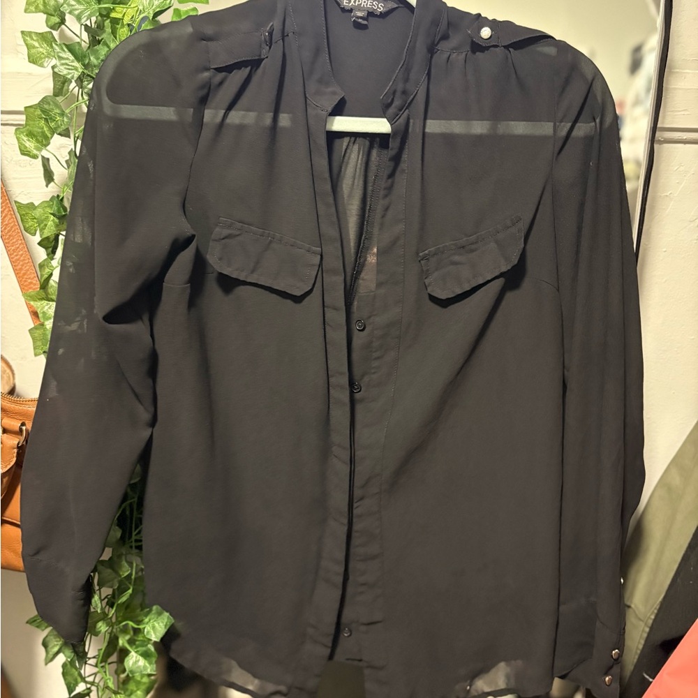 Express women’s black Lightweight Shirt